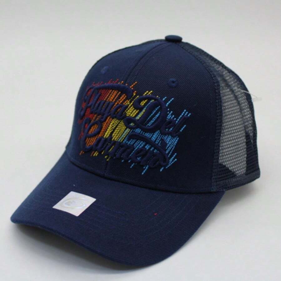 Men Baseball Cap - Navy Blue - View 1
