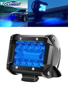 GLANBERT 20 LED Floodlight For Off-Road Vehicle Modification, Mesh Design, Trailer Lighting, Red LED Spotlight - Multicolor - View 10