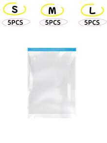 15/3/1pc Vacuum Compression Travel Bags, Roll Up Storage Bags Without Vacuum Pump, Space Saving Luggage Packing Cubes, Travel Essentials For Clothes, Underwear, Bedroom Organization