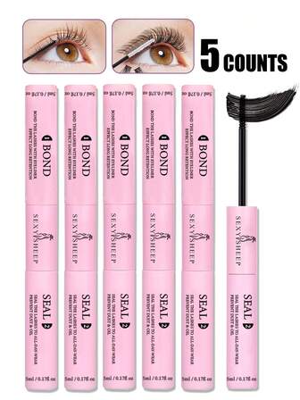 1/3/5pcs Lash Cluster Glue Lash Bond And Seal Waterproof Lash Glue For Eyelash Clusters 10ml Bond And Seal 2-In-1 Home Use Strong Hold