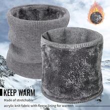 Conjunto de 3 piezas de calentador de cuello unisex,áscara de esquí de forro polar a prueba de viento, bufanda a prueba de frío de invierno - Gris claro, rosa, negro - Ver 4