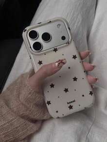 Funda de teléfono con textura de lámina de carey vintage negro y marrón compatible con iPhone 16 Pro Max, Apple 15, Soft Shell 14 New Model, 12 Pro, 13 Pro Max, cubierta protectora antichoque para mujeres - Blanco - Ver 5