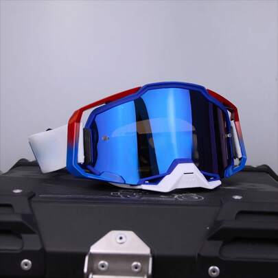 Winter Riding Goggles - UV400 Protection&Anti Fog Ventilation - Wind, Rain And Dust Resistant, 3-Layer Soft Sponge Design, Suitable For Motorcycle Off-Road, Mountain Bike Riding, Hiking, Skiing, Lightweight Polycarbonate, CE Certified - Unisex Adult Version