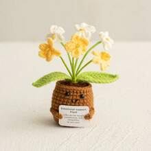 1 chậu cây cảnh mini in hoa truyền cảm hứng, đồ trang trí bàn làm việc dễ thương, hoa móc thủ công, cây mini, hoa lưu ly, hoa linh lan, hoa cúc vạn thọ, hoa cẩm chướng, hoa hướng dương, hoa xương rồng, hoa tulip, thiệp động viên ấm áp thủ công, đồ trang trí bàn làm việc, đồ trang trí phòng - Nhiều màu - Xem 33