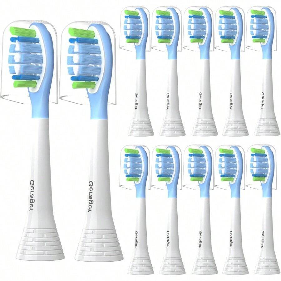 ZxcvToot Ea Compate Wit Pils Sonicare C3 C2 G3 A3 W2 Replacement Ea 12 Pack  Ea Compate Wit Pils Sonicare  Toot And WToothbrush Replacement Heads - 白色 - 查看 1