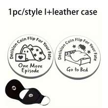 1pc Men's Fun Decision Coin Gift, Christmas Sock Filler, Valentine's Day Birthday Gift,Christmas