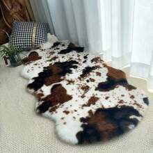 1 tấm thảm nhung giả da bò không đối xứng, thảm nhung giả da bò sang trọng phong cách Bắc Âu, kích thước không đối xứng, sai số cắt 1-5cm, thảm trang trí, trang trí phòng ngủ, thảm nhỏ, thảm, trang trí nhà cửa, thảm phòng khách, thảm nhỏ phòng khách, thảm phòng ngủ, trang trí nhà cửa phòng khách, thảm ngoài trời, thảm có thể giặt được, thảm lông cừu, thảm lông, thảm thu đông, dày/nhung - Nhiều màu - Xem 5