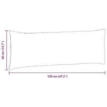 vidaXL 2 Stück Sofakissen 120 X 40 Cm Aus Cord In Dunkelgrün - Grau - Übersicht 9
