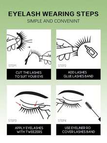 Ciglia finte in visone misto da 10-18 mm, grappoli segmentati 80D+100D, spesse, morbide, naturali, ultra leggere, riutilizzabili per trucco quotidiano, appuntamenti, esibizioni