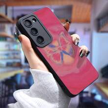 Funda de Teléfono con Diseño de Mariposa Rosa para Samsung Galaxy S25 Ultra/S24 PLUS/S23+/S22/S21 Series, Características de Absorción de Impactos, Antideslizante, Ligera, Hecha de TPU de Alta Calidad - Colores mixtos - Ver 1