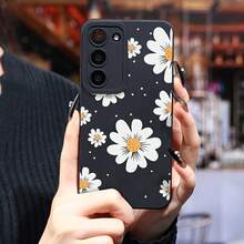 Una funda de teléfono de diseño circular amarillo adecuada para teléfonos de las series  Galaxy S25 Ultra, S24 PLUS, S23+, S22 y S21.Cuenta con absorción de impactos, diseño antideslizante y ligero, nuevo diseño de moda y funda blanda de TPU de alta calidad. - Colores mixtos - Ver 8