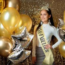 95th Birthday Decorations For Women,  95th Birthday Gits For Her Birthday Decorations Set- It's My Birthday Crown And Sash With 95 & Fabulous, Happy 95th Birthday Tiara Birthday Party{Inchcolorinch:Inch95thinch} - 95th - 查看 6