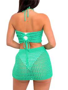 Cosplay Sexy Lingerie Sets - Green - View 3