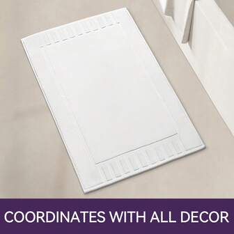 5-Star Hotel Quality Bath Mat, Absorbent Bathroom Rug, Washable Doormat Kitchen Rug