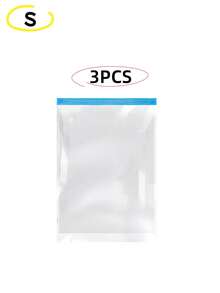 15/3/1pc Vacuum Compression Travel Bags, Roll Up Storage Bags Without Vacuum Pump, Space Saving Luggage Packing Cubes, Travel Essentials For Clothes, Underwear, Bedroom Organization