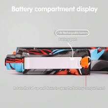 2 PIEZAS Blaster de bolas de gel Desert Eagle eléctrico - Juguete de arma automática para batallas en exteriores - Regalo perfecto para cumpleaños, Pascua, Halloween, Acción de Gracias, etc. (Balas de agua no incluidas) - Multicolor - Ver 2