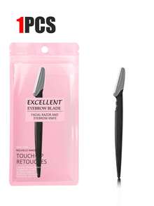 30pcs Exquisite Bagged Men's And Women's Facial Razors, Eyebrow Trimmers And Facial Hair Removers, Facial Hair Removal, Men's And Women's Facial Razors, Hair Trimming Tools, With Precision Sleeves, Hair Removers, Eyebrow Trimmers, Easy To Carry For Travel 1/3/6/12/24pcs (Pink)