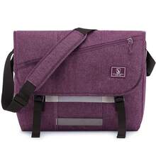 OIWAS Messenger Bag For Women, 15.6 Inch Laptop Crossbody Bags Men Casual Satchel Shoulder Bag College Travel Office Briefcase{Inchcolor_nameinch:InchPurpleinch,Inchsize_nameinch:Inch15.6Inchinch} - 紫色 - 查看 1
