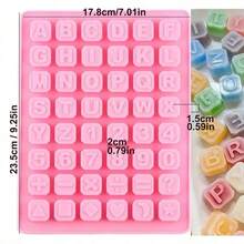 1 Set de molde de silicona con letras y números, molde de resina para hacer colgantes con alfabeto, manualidades con yeso, moldes para dígitos, velas, decoración del hogar, decoración navideña, decoración de meditación y del hogar, obras de arte de cemento y yeso perfumado, regalo perfecto