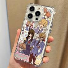 Popular Campus Manga Ouran High School Host Club Cute Anime Character Collage Illustration Phone Suitable 17 16E 16 15 14 13 12 11 Pro X XR XSMAX 8 Plus Shockproof Transparent Soft Back Cover, Alien Stage Phone, Phone Card , Sakura High School, Phone Sakura, Phone Cover, Phone Covers, Case17 17prom17 17promax - Trong sáng - Xem 1