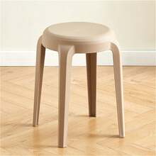 スタッキングチェア スタッキングスツール 屋台イス 椅子 スツール プラスチックスツール シンプル リビングルーム 積み重ね 省スペース 頑丈 耐久性 耐荷重 滑り止め 家庭 来客用 - コーヒーブラウン - チェックする 10