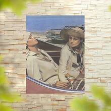 1pc Helmut Newton Framless Canvas Wall Art - Vintage Fashion Photography Print, 12x18 Inches, Ready-To-Hang Home Decor For Bedroom, Living Room, Office, Cafe - Unique Gift For Art Lovers, Art Wall - Multicolor - View 2