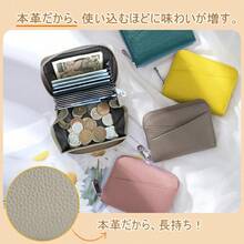 【即納】大容量クレジットカード財布 - 財布 レディース 二 ファッション付きジッパー付きコインパース、ソリッドカラーのミニマリストデザイン、複数のカードスロットとコインポケット、男性と女性のための軽量な財布、日常の通勤に不可欠、多分割クロージャーミニウォレット - マルチカラー - チェックする 10