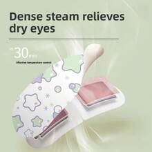 It Has A Very Precise Temperature Control, Always Maintaining Around 40°C, The Golden Hot Compress Temperature. This Temperature Is Not Too Hot To Be Uncomfortable, Yet It Can Just Open The Pores Around The Eyes And Promote Blood Circulation, Unlike Ordinary Eye Masks That Either Cool Down Quickly Or Have Fluctuating Temperatures. This Product Can Maintain Heat For 10-15 Minutes, Which Is Just Enough Time For You To Relax. Insulation, Galentines, Puppy, Carnival,Spring Summer Picks,Brides Maid Gifts,Room,Bedroom Decor,Beach,Travel,For Men,For Women,Vacation - Multicolor - View 7
