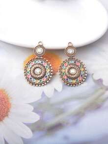 12 قطعة من مجموعة سحر مطلي بالمينا بتصميم قطرات مائية وزهرة عباد الشمس بطراز بوهيمي، إكسسوارات ملونة للقلادة والأقراط والمجوهرات