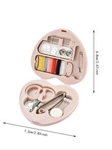 Pince 16pcs/Set Plastic Sewing Thread Set, Modernist Portable Hand Sewing Thread Kit Crafts - 粉色 - 查看 3