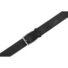 1PC Men's Genuine Leather Dress Belt, Handmade, Cow Leather, Fashion & Classic Designs For Work Business And Casual For School For Wedding, Ideal Gift For Dad, Husband, Boyfriend - màu đen - Xem 4