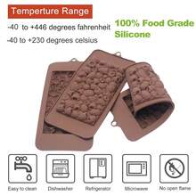 1/2pcs Small Raspberry Chocolate Silicone Mold, Square Raspberry Chocolate Block, Dubai Chocolate, Candy, Mousse, Dessert, Cake Decor, Baking Tool, Homemade Christmas, Thanksgiving, Valentine's Day Gift, Rectangle Handmade Soap, Candle, Plaster, Resin Mold - Multicolor - View 8