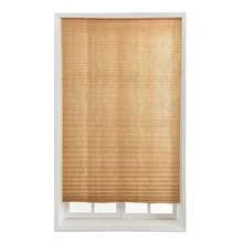 1PC Portable Blackout Curtain With Pleated Design - Non-Woven Polyester Fabric For Semi-Shade & Privacy, Suitable Windows, Bathrooms, Restaurants, Conference Rooms, Christmas/Thanks Giving/Valentine's Day/Easter Decoration, Best Gift - 棕色 - 查看 9
