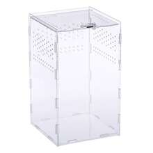 Acrylic Reptile Breeding Box Insect Landscaping Feeding Box For Spider Lizard - Clear - View 3