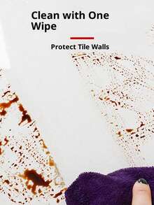 Kitchen Oil-Proof Stickers, Non-Adhesive Electrostatic Stove, Range Hood, Tile Wall Stickers, Transparent Anti-Mold, Oil-Proof And High-Temperature Resistant Wallpaper - Multicolor - View 8