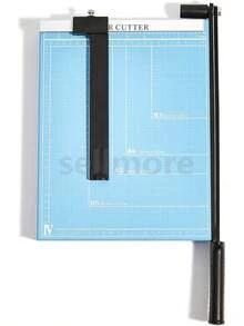Cortador de Papel A4,Cortadora de Guillotina,Recorte de Papel A4 de 12 Pulgadas,Protección de ,Guillotina para Papel Fotos para Hogar Escuela Oficina - 1 - Ver 5