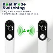 Mini Rechargeable Forehead Thermometer, Handheld Non-Contact Instant Thermometer - Multicolor - View 7
