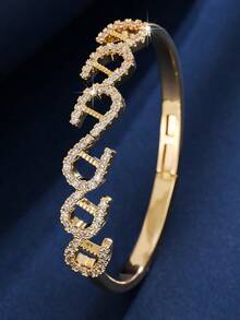 1 件优雅奢华时尚女士合成锆石手链，适合日常佩戴 - 手鐲 - 查看 19