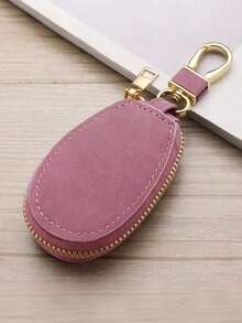 Estuche para llaves para hombres y mujeres, estuche para llaves de automóviles en general, de gran capacidad y multifuncional, bolsa de almacenamiento para llavero, simple y compacta para uso doméstico, mini cartera, monedero, cartera, llavero