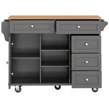 Mobile Storage Islands - Black + MDF - View 11