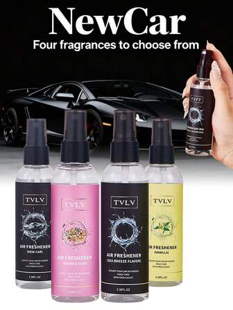 1 st 100 ml bildoftmist - 2-i-1 luftfräschare för bil och hem, långvarig luktborttagare med blomdoft, ett måste för en fräsch och mysig atmosfär