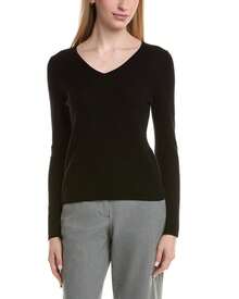 Bruno Magli Classic V-Neck Wool & Cashmere-Blend Sweater - màu đen - Xem 1
