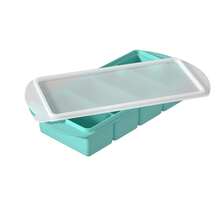 硅胶冷冻模具礼盒套装，包含2个勺子、1/2杯、1杯和2杯带盖硅胶冷冻托盘 - 食品准备和厨房必备品 - 多顏色 - 查看 22