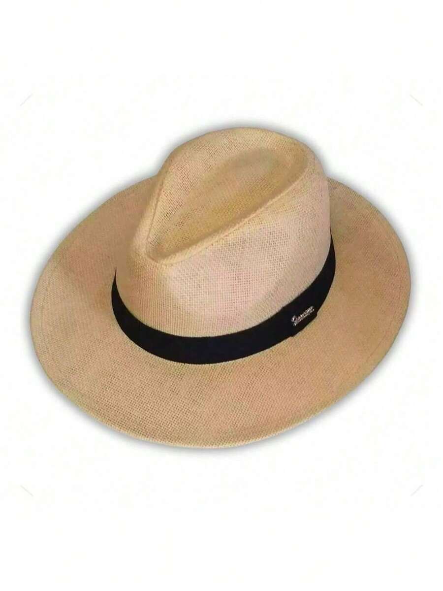 Panama Fashion Hat, Wide Brim, Casual Beach Unisex - Nhiều màu - Xem 1
