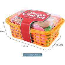 ¡RecomendadoJuguete de Cocina con Utensilios, Olla de Sopa y Cocina a Gas, Cubiertos, Cesta de la Compra - Regalo de Aprendizaje para Niñas y Niños Mayores de 3 Años¡Top de Temporada - 1 - Ver 6
