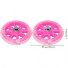 Vbest life - Rueda de entrenamiento para bicicletas de 12 a 20 pulgadas con soporte (rosa) - Rosa - Ver 6