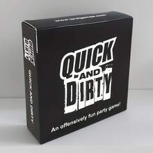 Happy And Dirty Card Game - Funny Adult Party Game With Drinking Rules |   Great For Family Parties, Halloween, And Christmas |   Standard Edition - Black - View 1