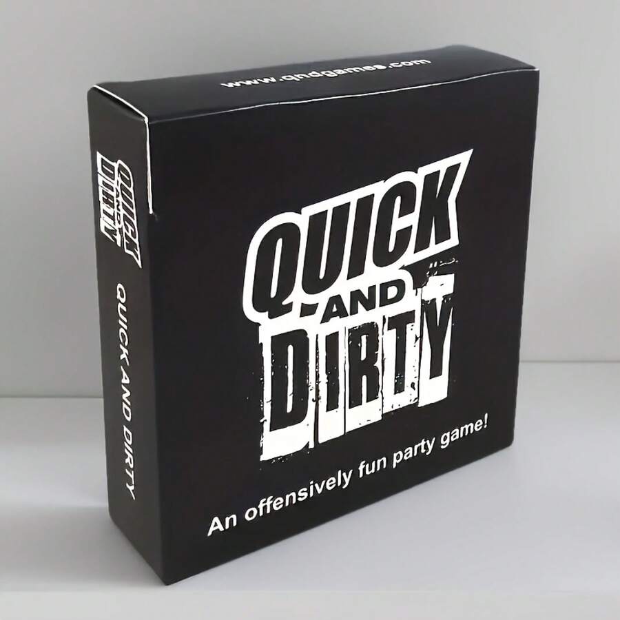 Happy And Dirty Card Game - Funny Adult Party Game With Drinking Rules |   Great For Family Parties, Halloween, And Christmas |   Standard Edition - Black - View 1