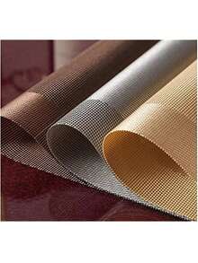 Juego de 6 manteles individuales con aislamiento antideslizante y lavable - Marrón - Ver 2