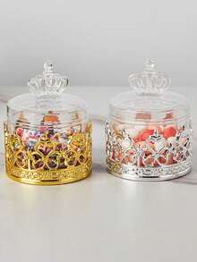 Hộp đựng trang sức, kẹo hình vương miện (1-12 chiếc), thích hợp làm quà tặng đám cưới, lễ tốt nghiệp, Giáng sinh, Ngày Valentine, Lễ Phục sinh và Lễ Tạ ơn - Hộp đựng đồ ăn nhẹ, kẹo và trang sức lý tưởng cho mùa hè, trang trí phòng. - Nhiều màu - Xem 11